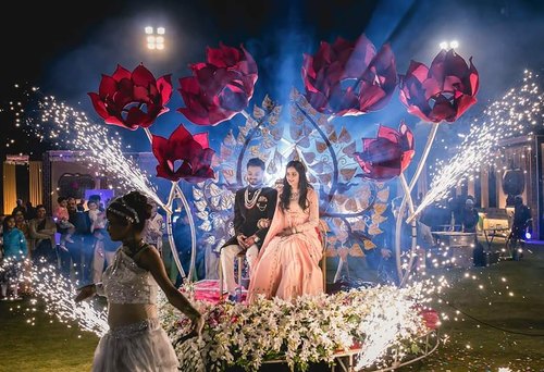 best bride groom entry theme pune
